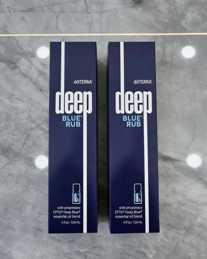 2 PACK DoTERRA Deep Blue doterra Rub Body Cream – 4 oz U.S. Stock EXP 2027