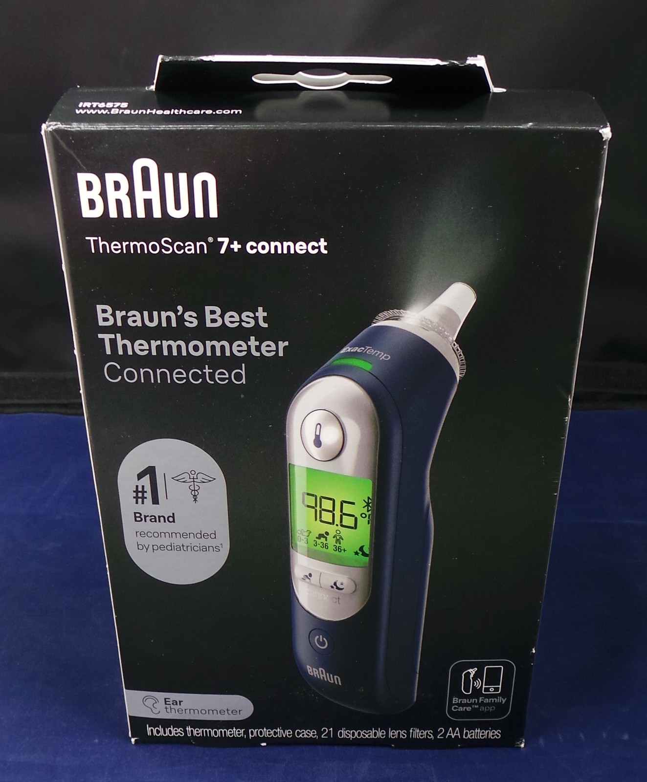 Braun Thermoscan 7+ Connect Digital Ear Thermometer BRAND NEW