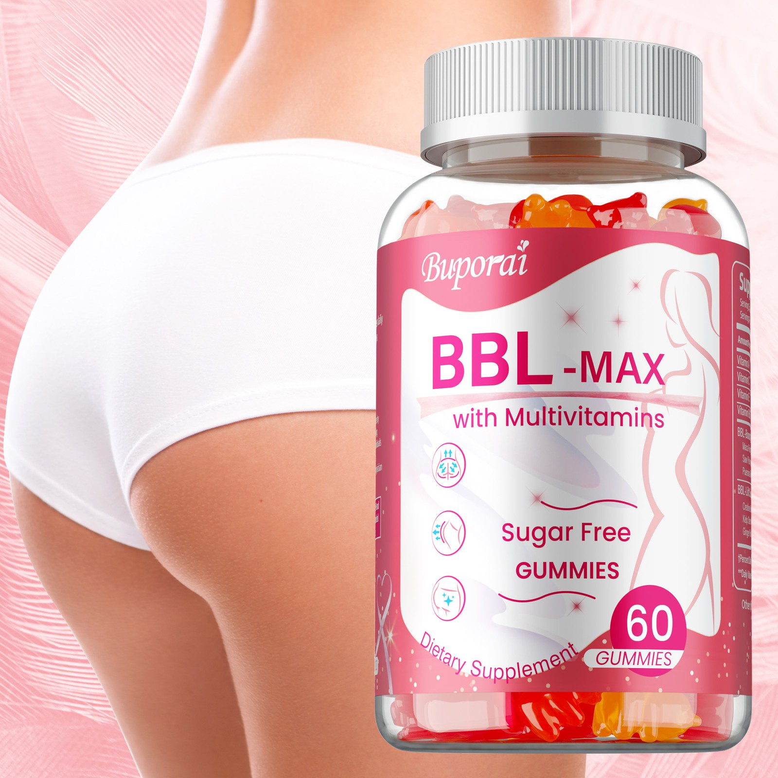 BBL -MAX Gummies – Lift and Firm Your Buttocks, Sculpting Your Hip Curves