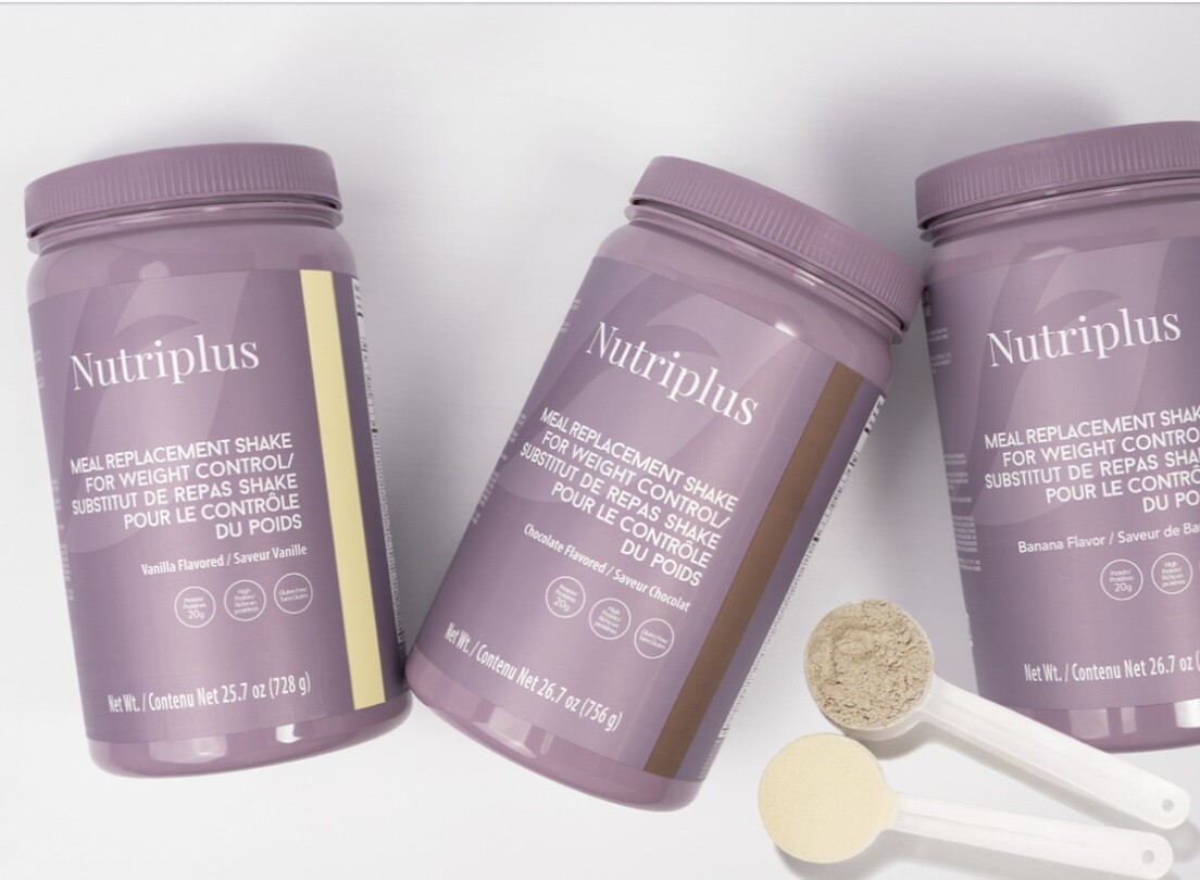 MEAL REPLACEMENT Nutriplus SHAKES (VAINILLA, CHOCOLATE, BANANA, STRAWBERRY)