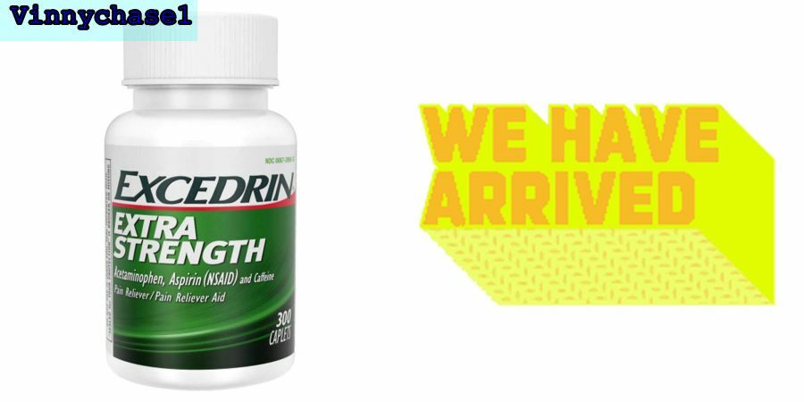 EXCEDRIN 300 Caps Pain Reliever/Pain Reliever Aid -Blowout sale