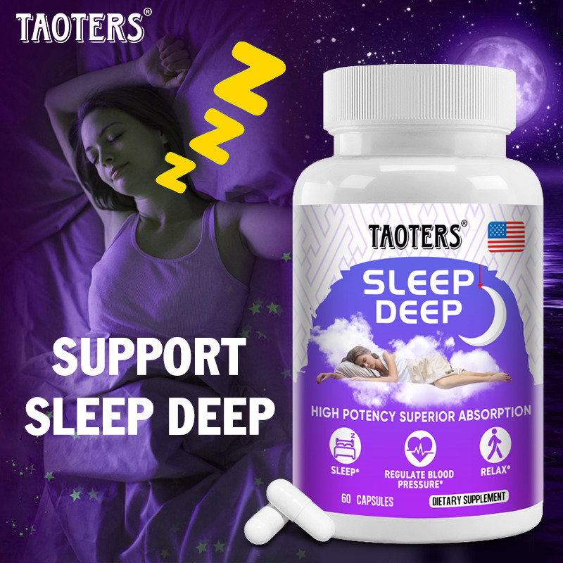 Deep Sleep Formula 60ct, Fall Asleep & Stay Asleep, Melatonin Sleeping Aid