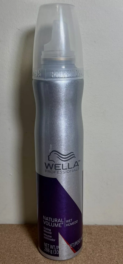 New 1pc Wella Professional Styling Mousse Wet Natural Volume 10.1oz/288g Bottle
