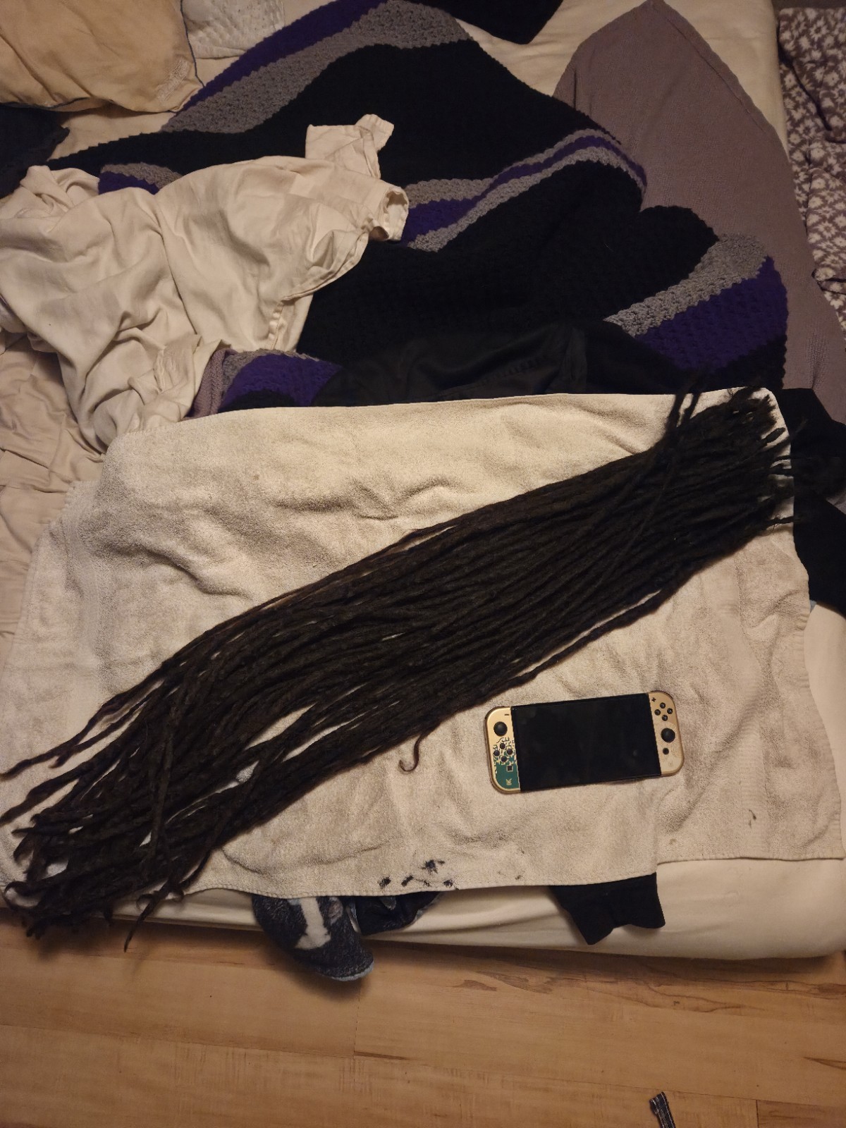 Dreadlocks Natural Extensions, 42in. Clean 13 Years. Good Energy