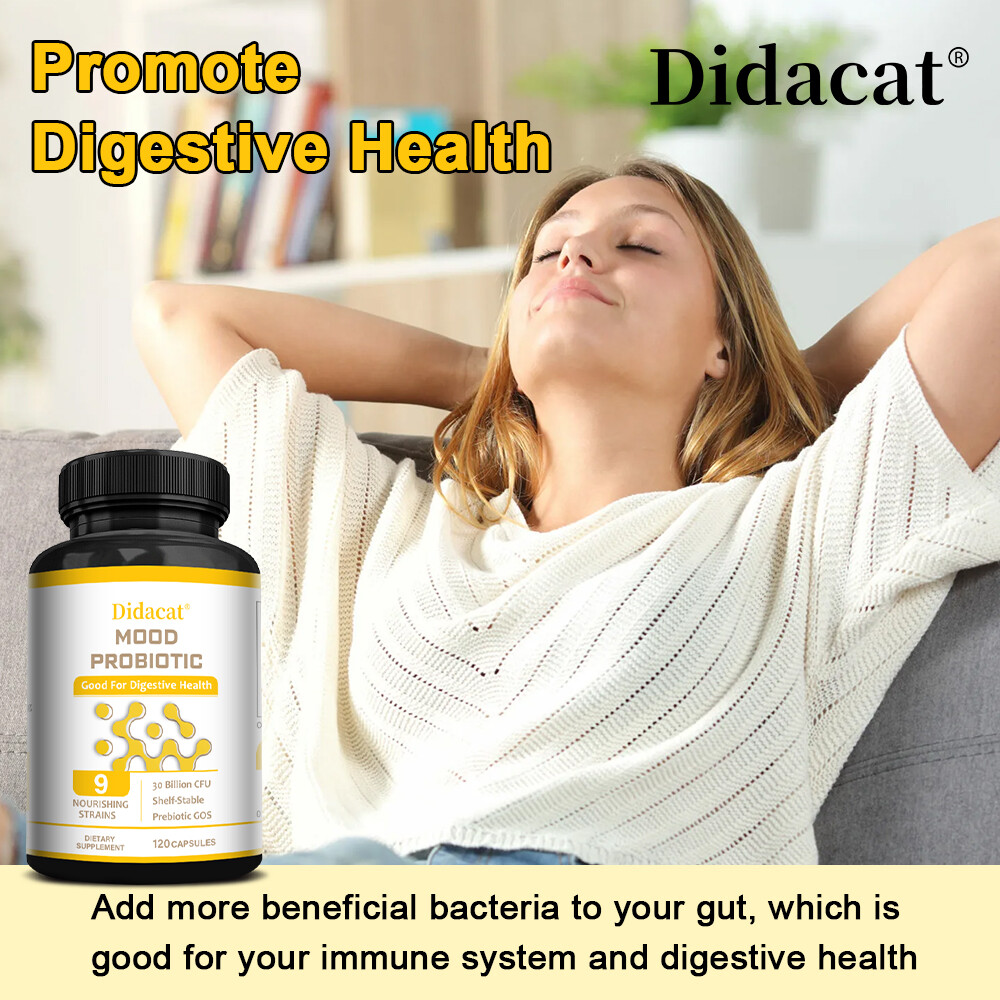 DIDACAT Mood Probiotic Capsules – Stable Positive Mood,Digestive Health Support