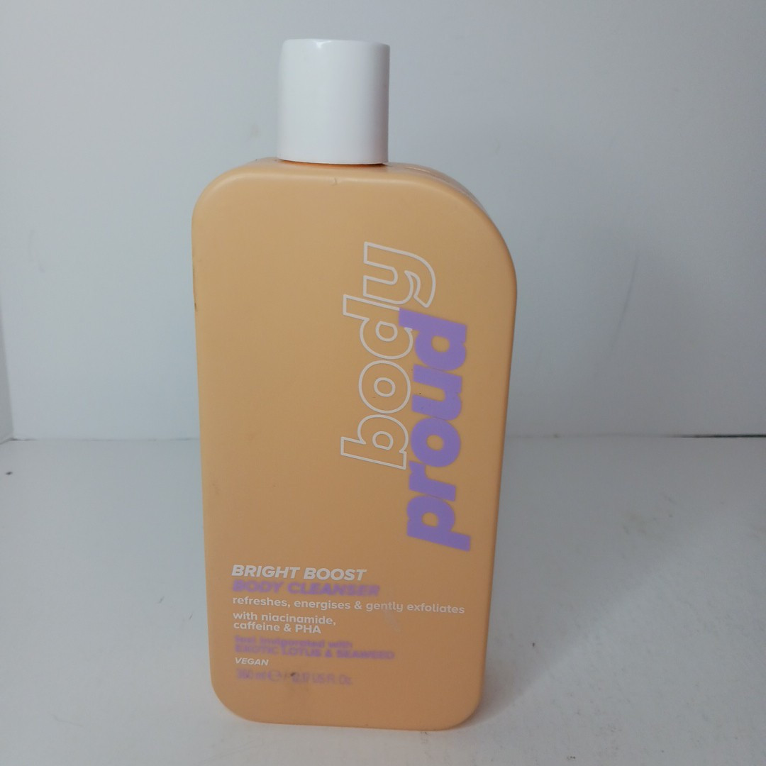 Body Proud Bright Boost Body Moisturizer w/ Niacinamide & Caffeine, 12.17 fl oz