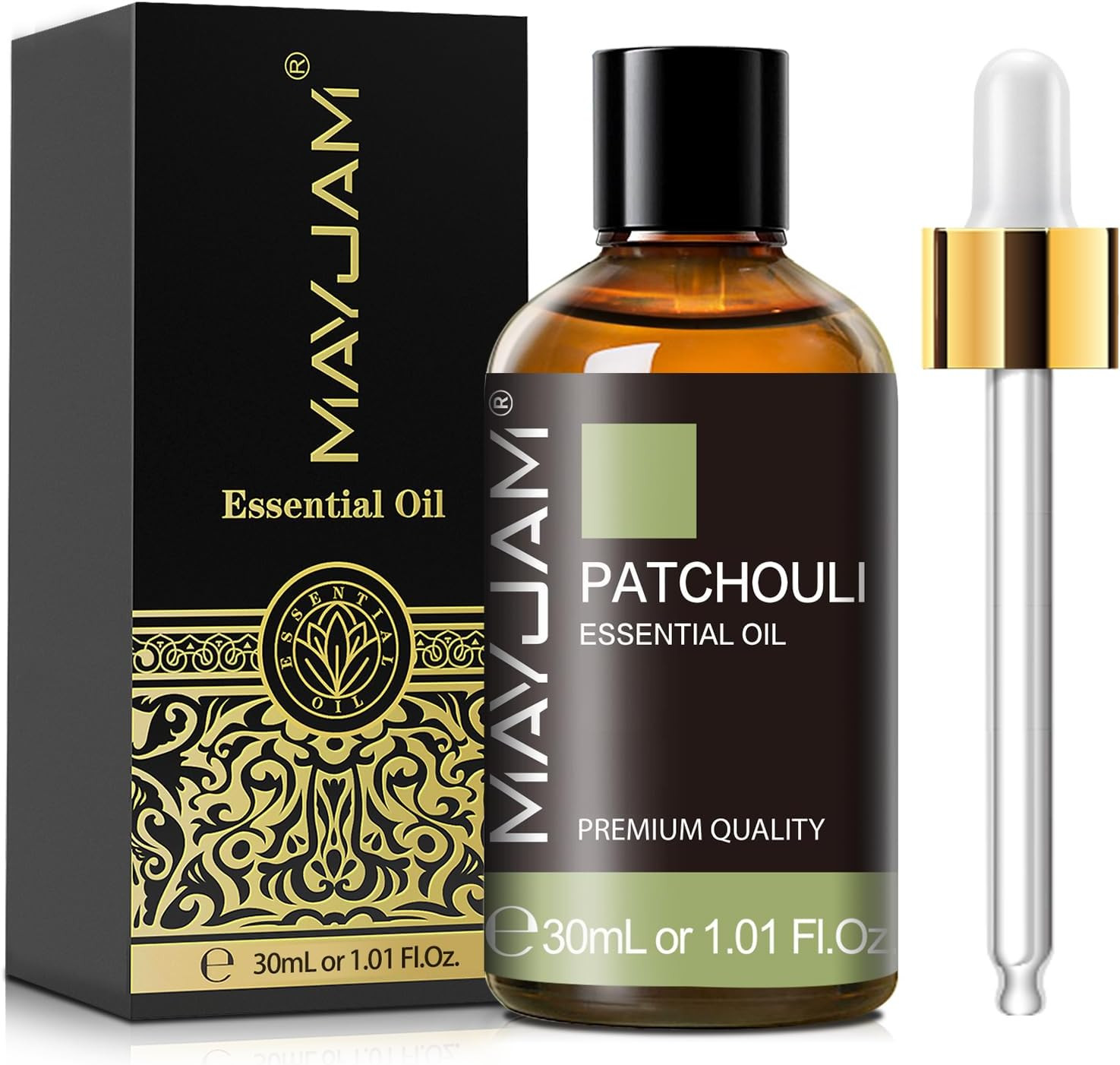 Patchouli Essential Oil, 1.01FL.OZ Essential Oils, Use with Diffuser, during Yog