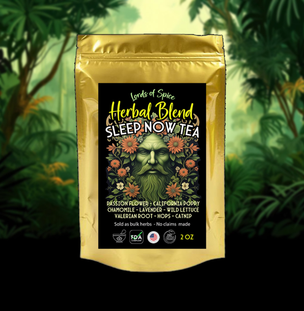 SLEEP NOW Insomnia & Over Thinking Herbalist Grade Herbal Sleep Tea USA 2oz