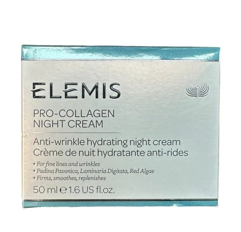 Elemis Pro Collagen Night Cream 50ml Boxed, Over 2 years to Expiry. NEW