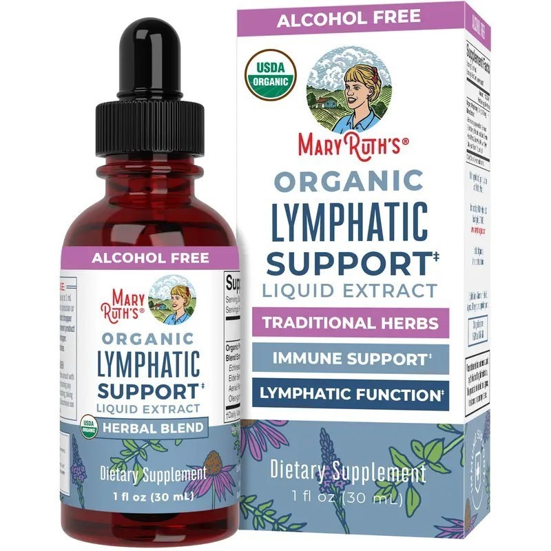 MaryRuth’s USDA Blend Liquid Support – Organic Lymphatic Herbal Drops Lymphatic