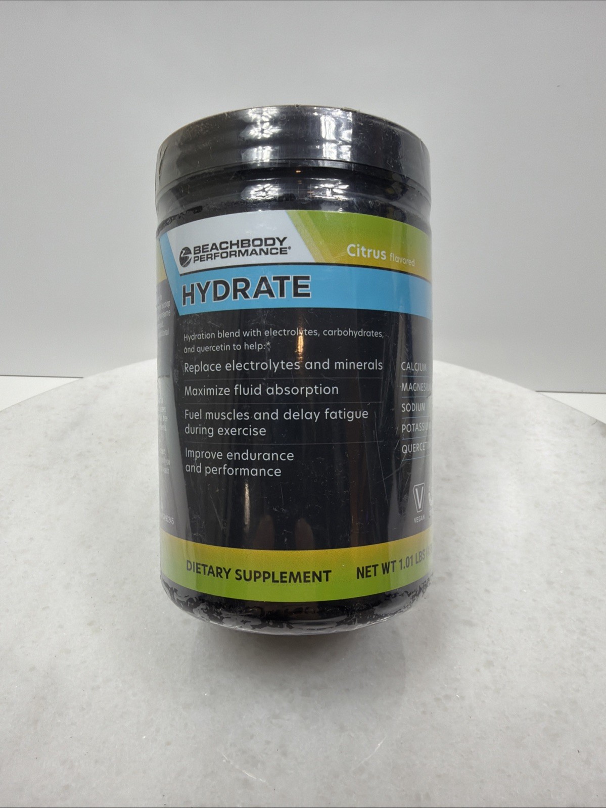 Beachbody Performance Hydrate Citrus Electrolytes, 1.01Lbs (460g) Sealed 08/2024