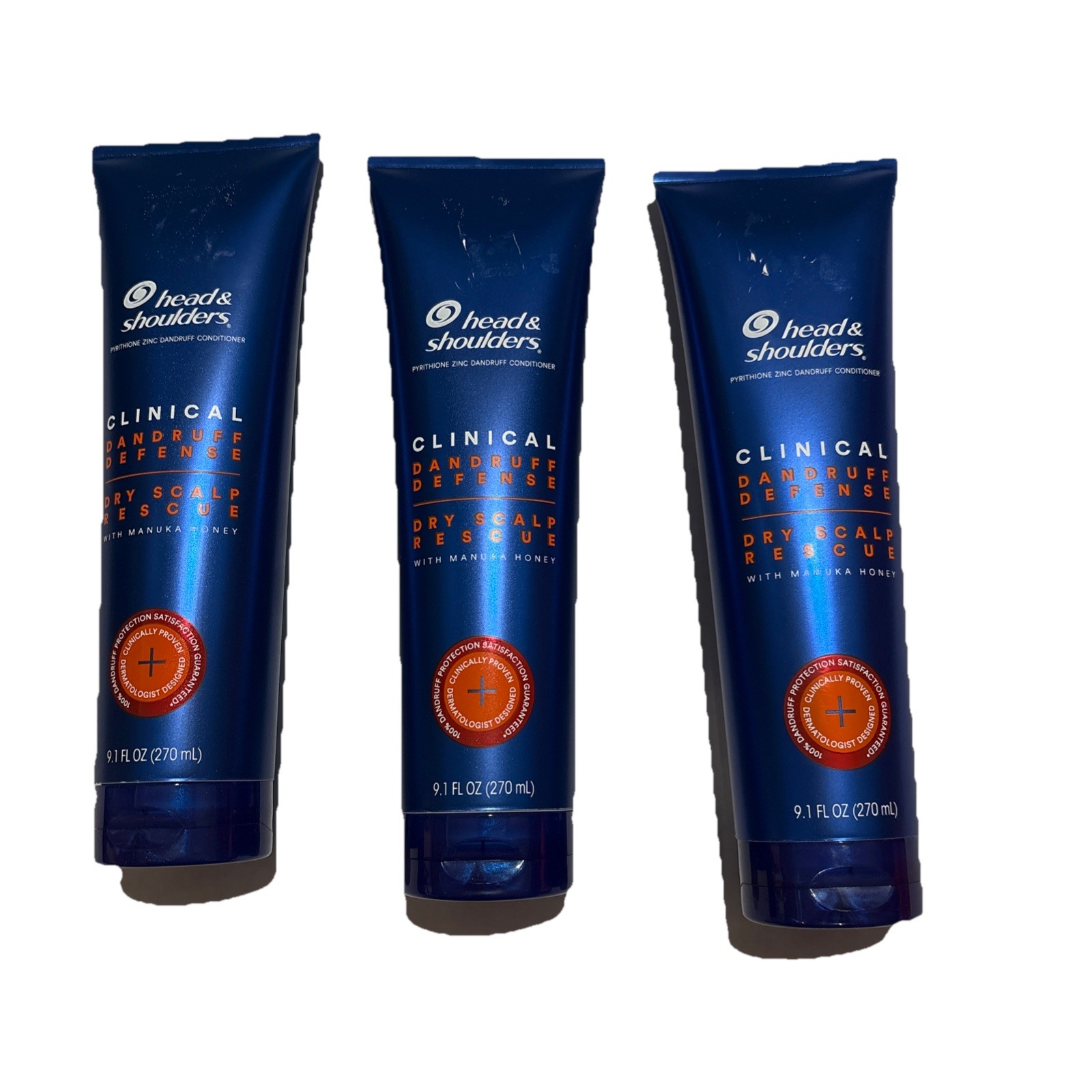 Head Shoulders Clinical Strength Conditioner Dry Scalp Rescue 9.1oz Manuka 3Pk