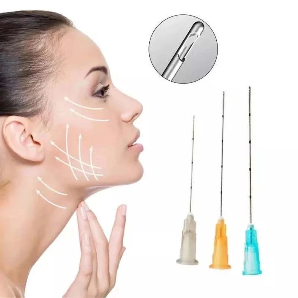Micro Cannula with Puncture, 5/10pcs 25g 50mm Blunt Tip for Fillers, USA Seller