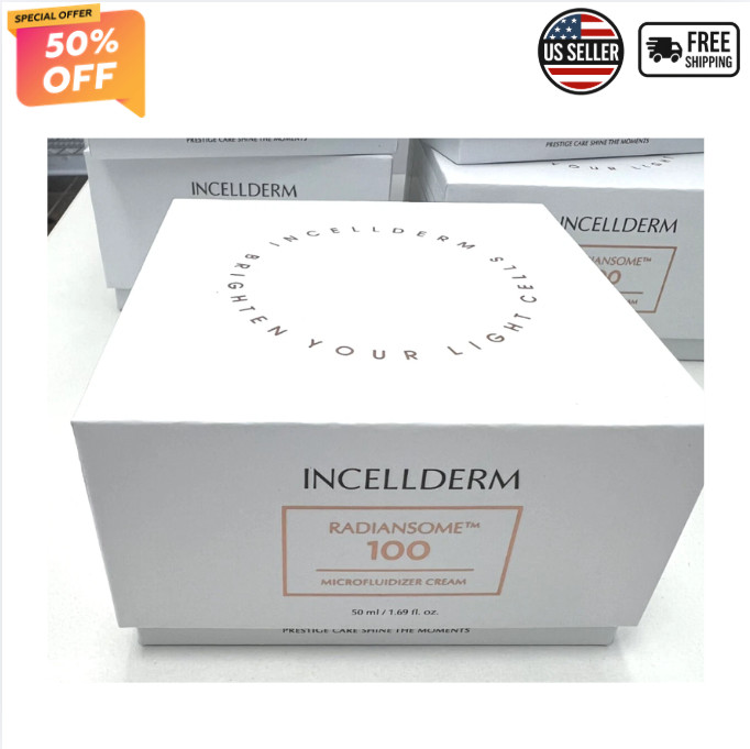 NEW Incellderm ICD Radiansome 100 Microfluidizer Cream 50ml K-Beauty US Seller ✅