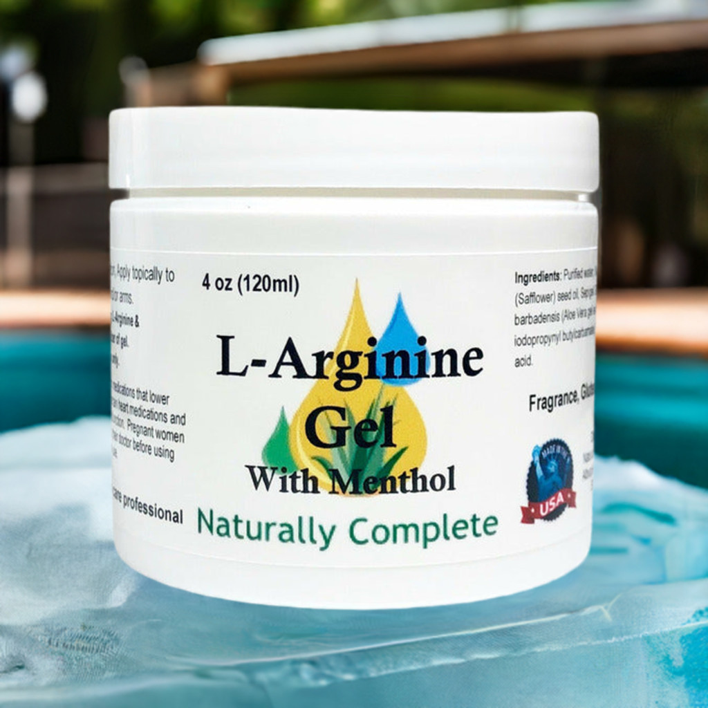 L-Arginine with Menthol 4 oz. Jar. | Made In The USA