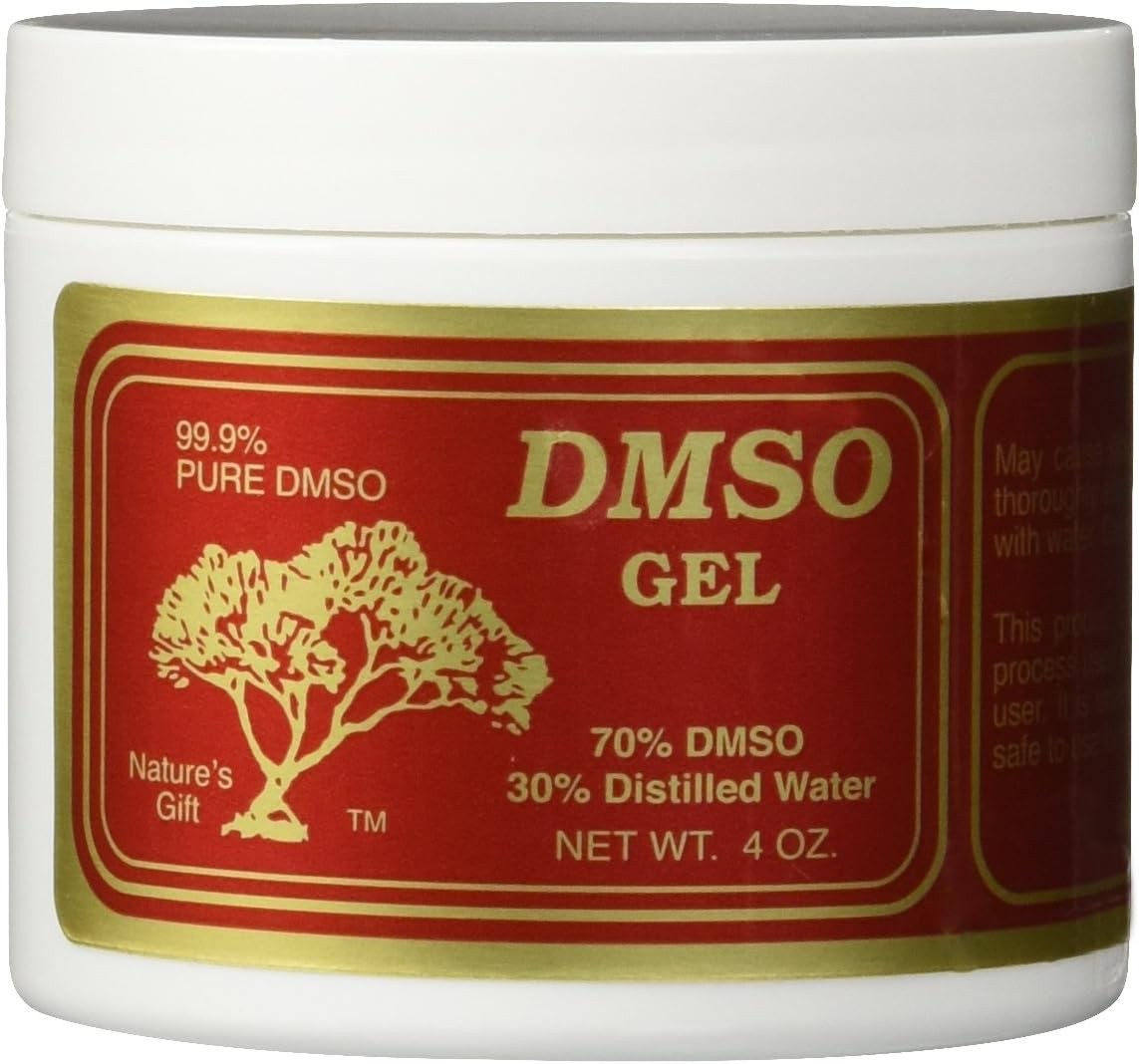 Nature’s Gift 99.9% PURE DMSO Gel | 70% DMSO 30% Distilled Water (4 oz.) RED