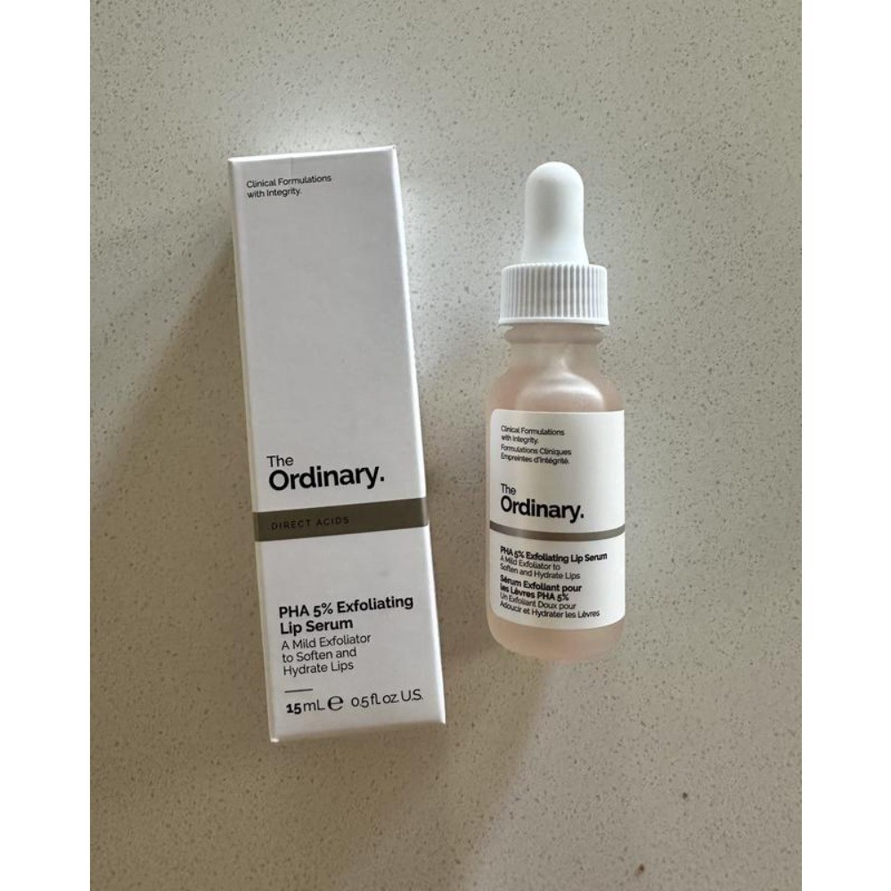 The Ordinary Authentic PHA 5% Exfoliating Lip Serum 0.5 oz/15 ml
