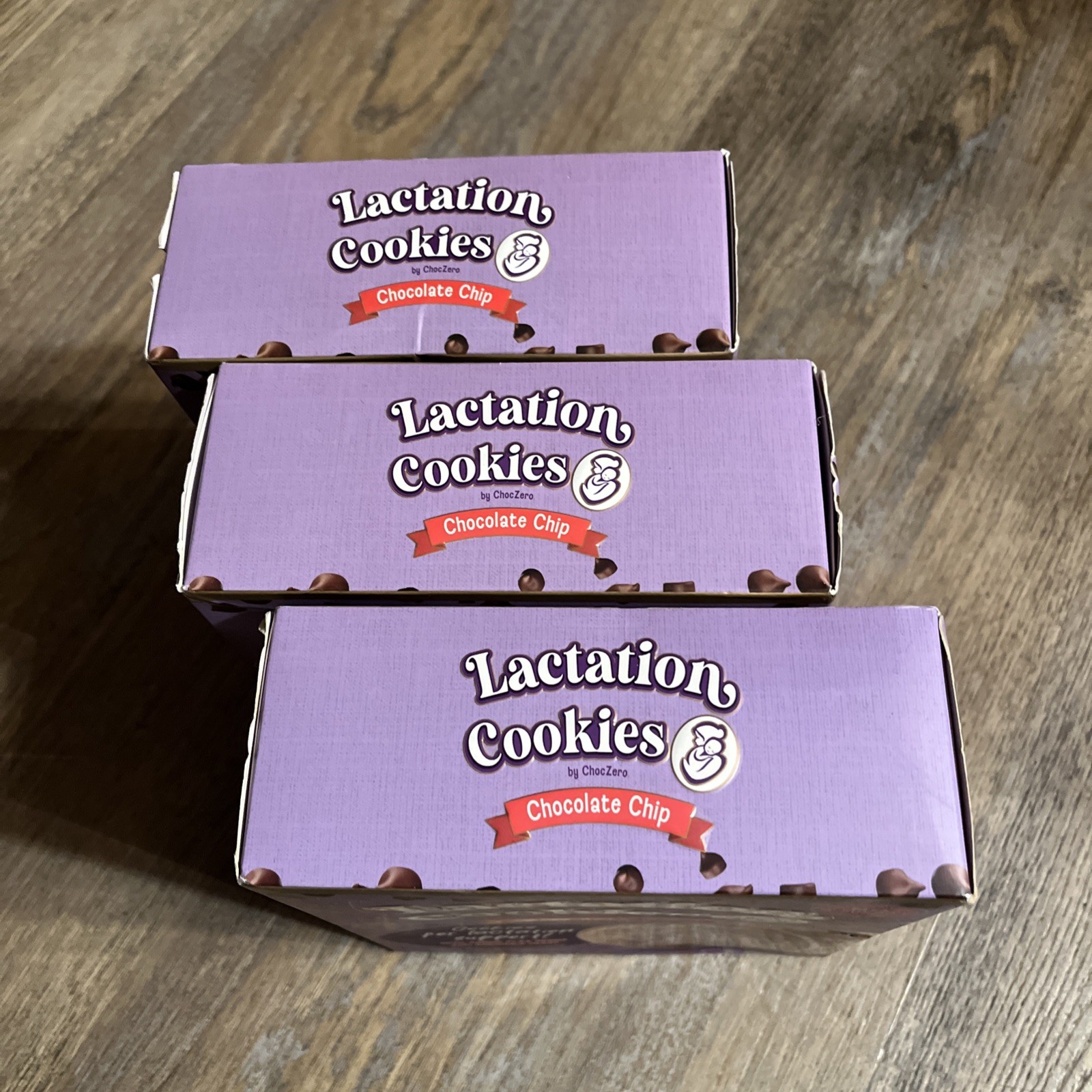 3 Boxes Lactation Cookies Chocolate Chip Exp 06/2026 Supports Milk Supply