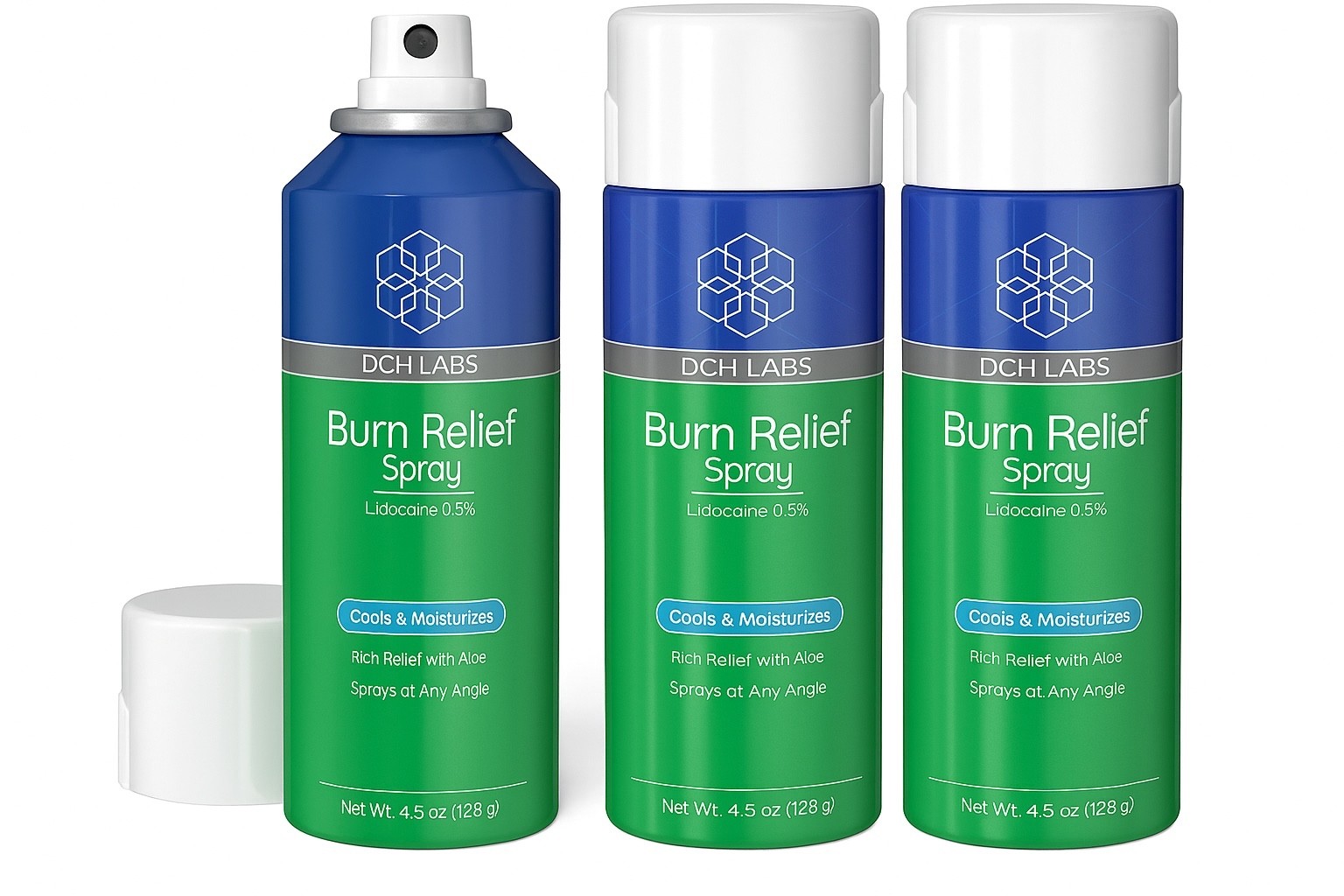 Burn Relief Spray: Cooling and Moisturizing Itch Relief with Aloe for Sunburn