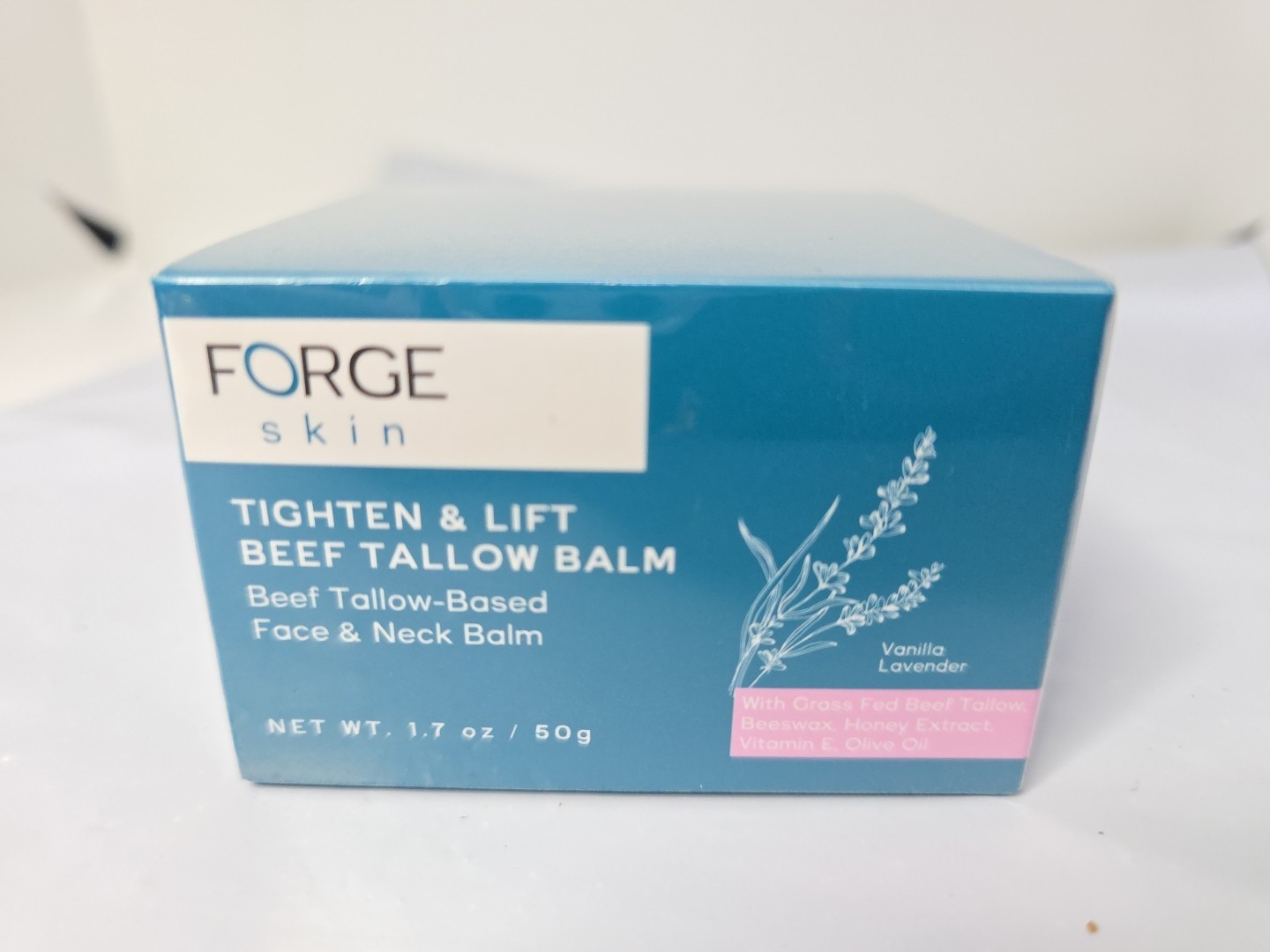 Forge Skin Women Tighten & Lift Beef Tallow Balm Moist Face &Neck 1.7 oz. A