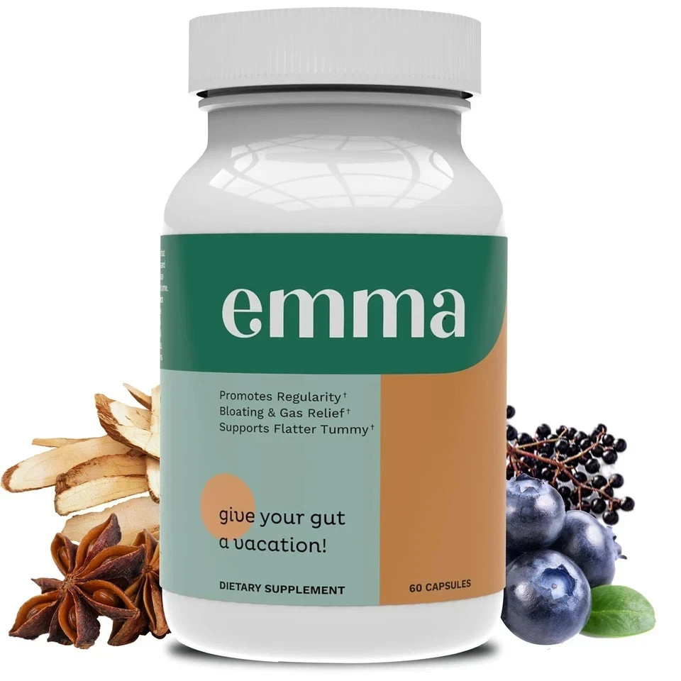 Emma 60 CT Antioxidant Improve Digestive Gut Health Clean Skin Boost Metabolism