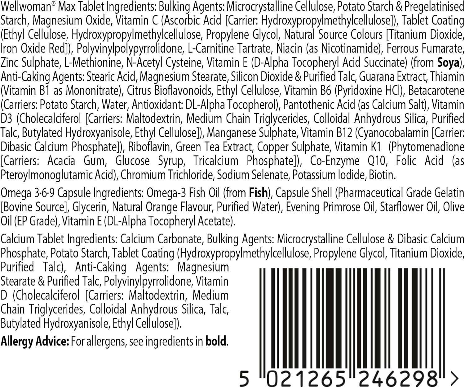 Wellwoman Max Capsules – Pack of 84