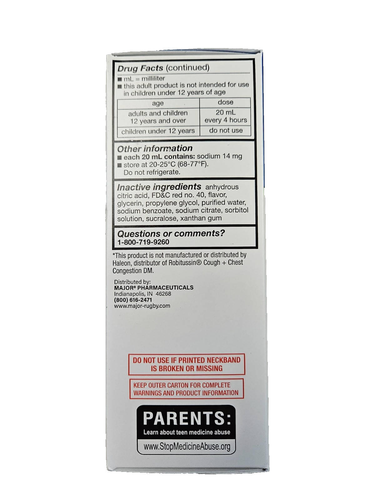 Robafen DM Cough Syrup & Expectorant 8oz ( 2 pack ) green ^ BIGGER BOTTLES!