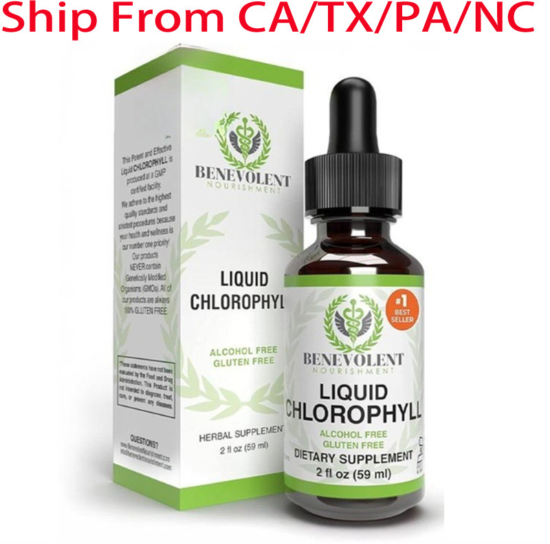 Chlorophyll Liquid Drops – Internal Deodorant, Detox Support, Gut & Liver Health