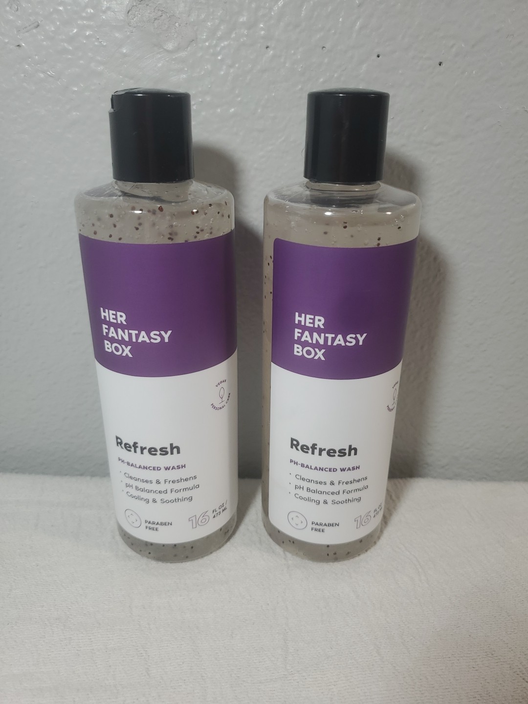 Her Fantasy Box Refresh pH Feminine Cleansing Gel Eliminates Odor 2 pack 16 oz –