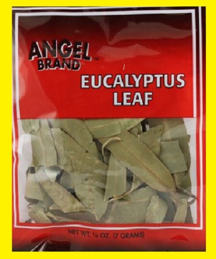 2 Bags Hojas de Eucalypto 1/4 oz. Eucalyptus Leaves Organic Dried Cut, Herb Tea