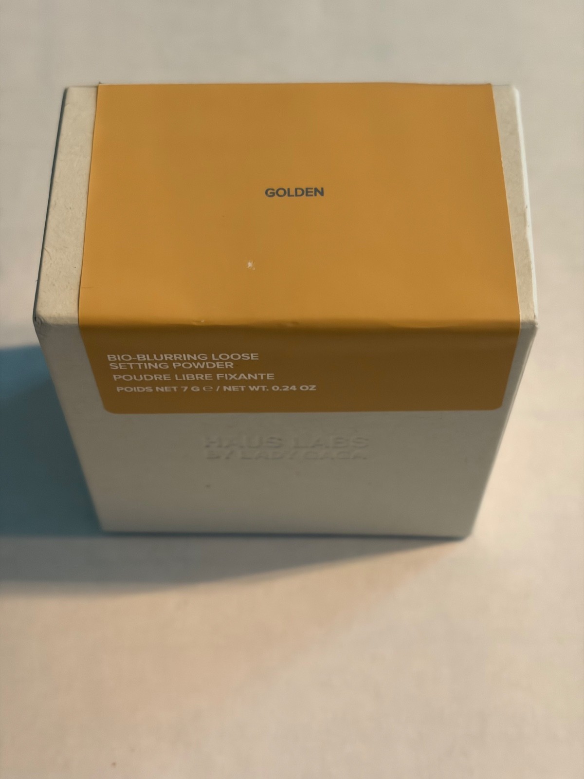 haus labs bioblurring loose setting powder .24 oz. Golden