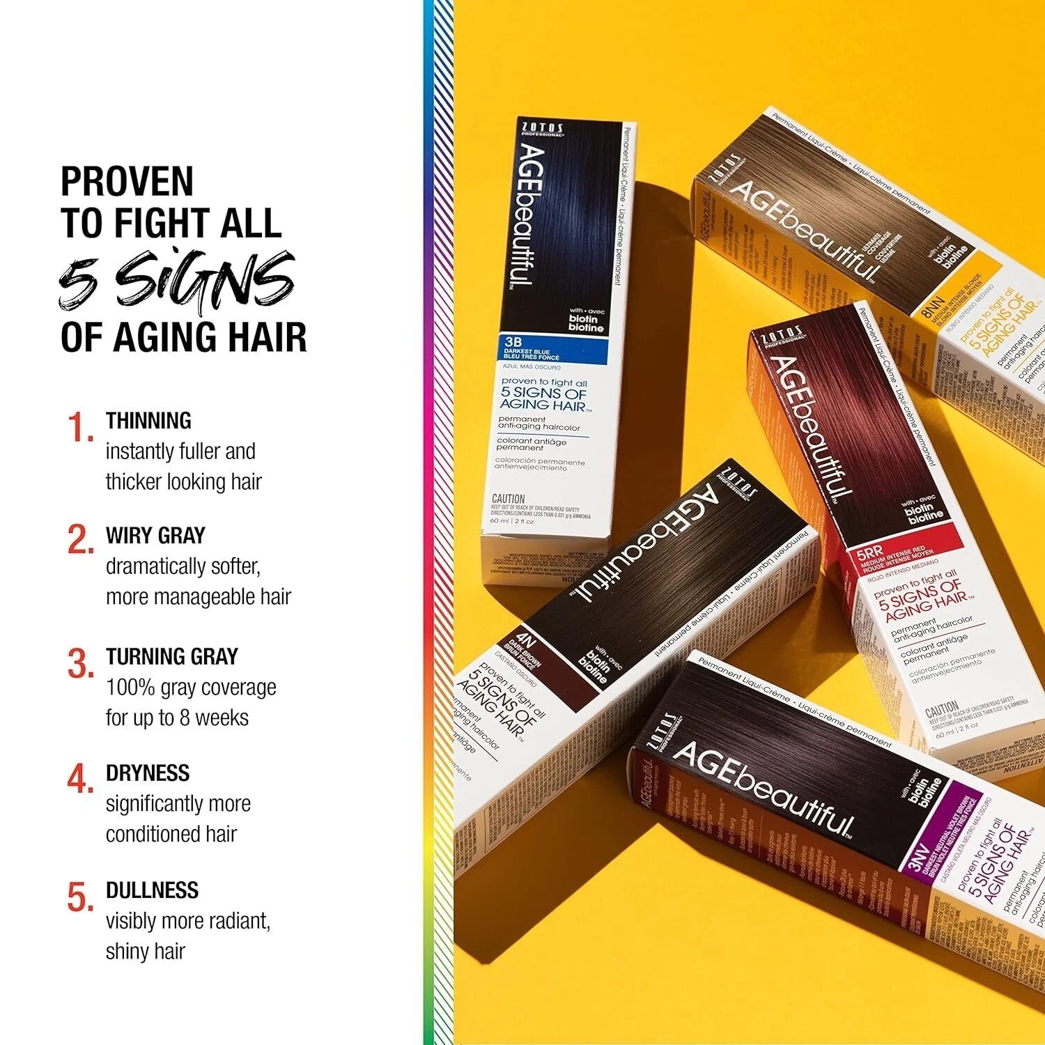AGE Beautiful Root Touch Up Temporary Haircolor Spray – 2 oz – Pack of 2