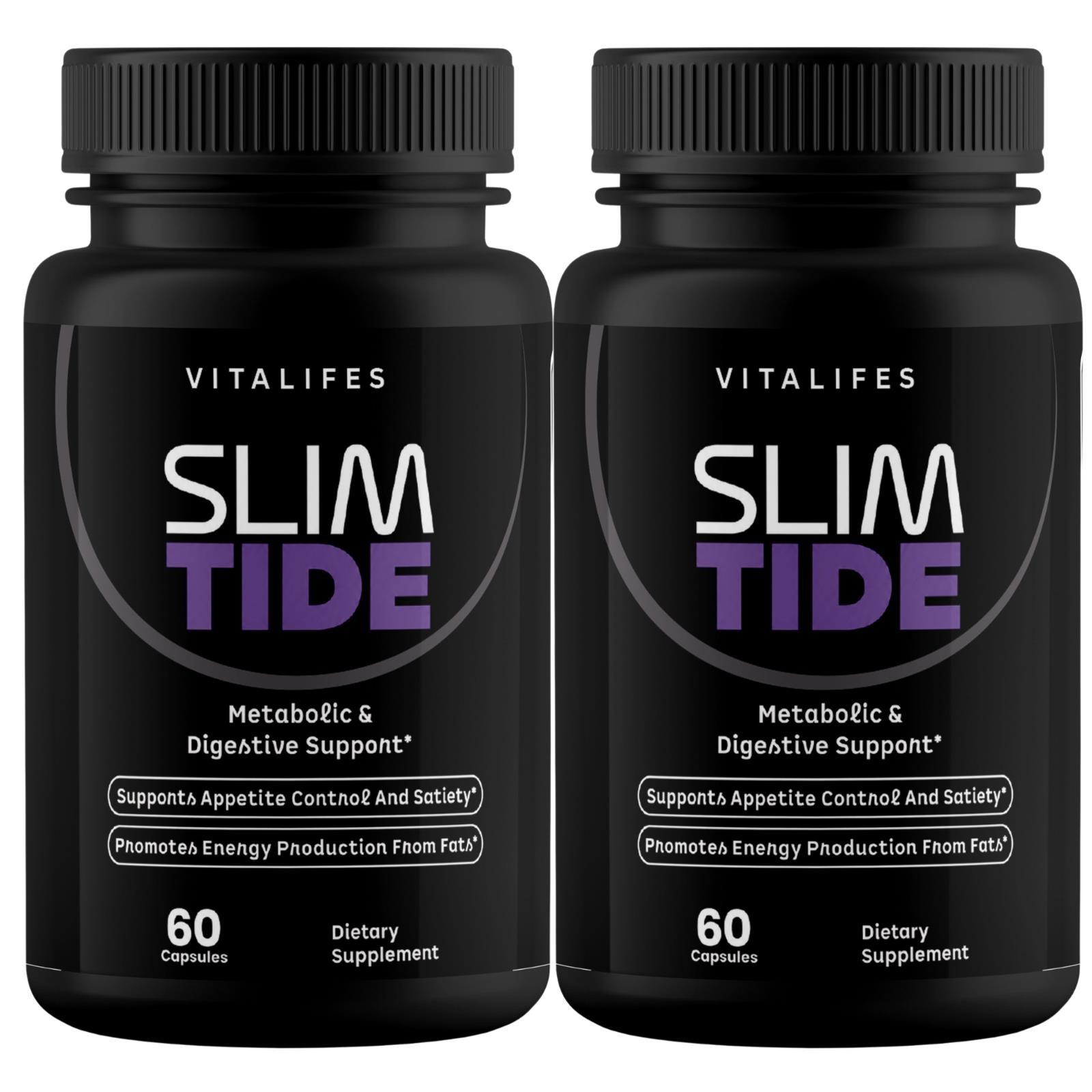 (2 Pack) Slimtide Advanced Energy And Fitness Supplement Slim Tide 120 Capsules