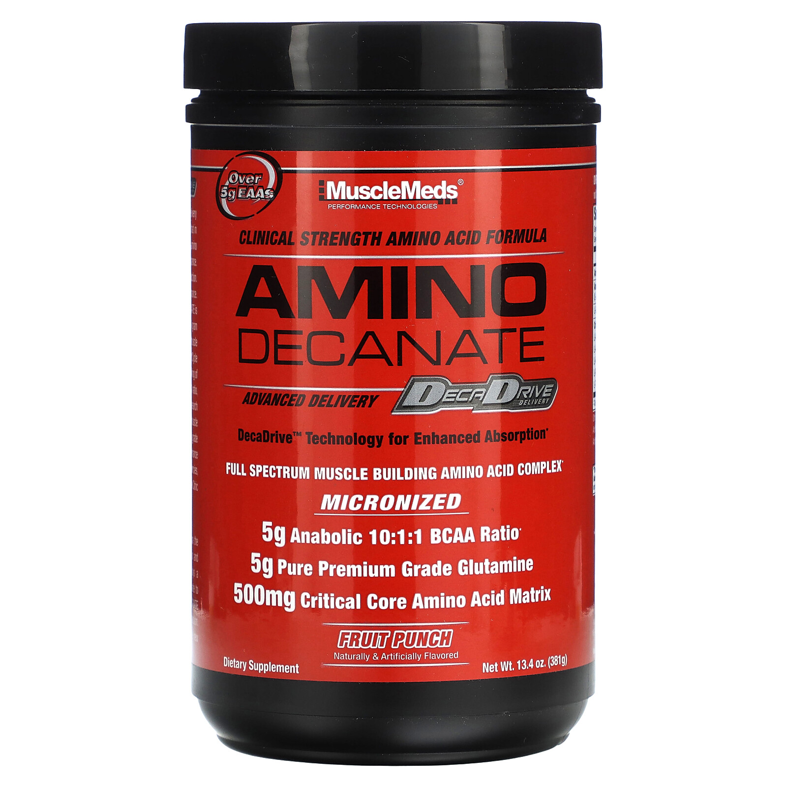 Amino Decanate, Fruit Punch, 13.4 oz (381 g)