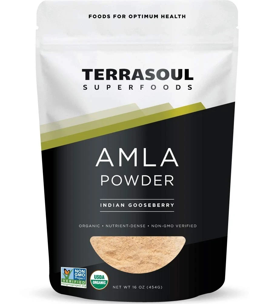 Terrasoul Superfoods Organic Amla Berry Powder 16 Ounce (Pack of 1)
