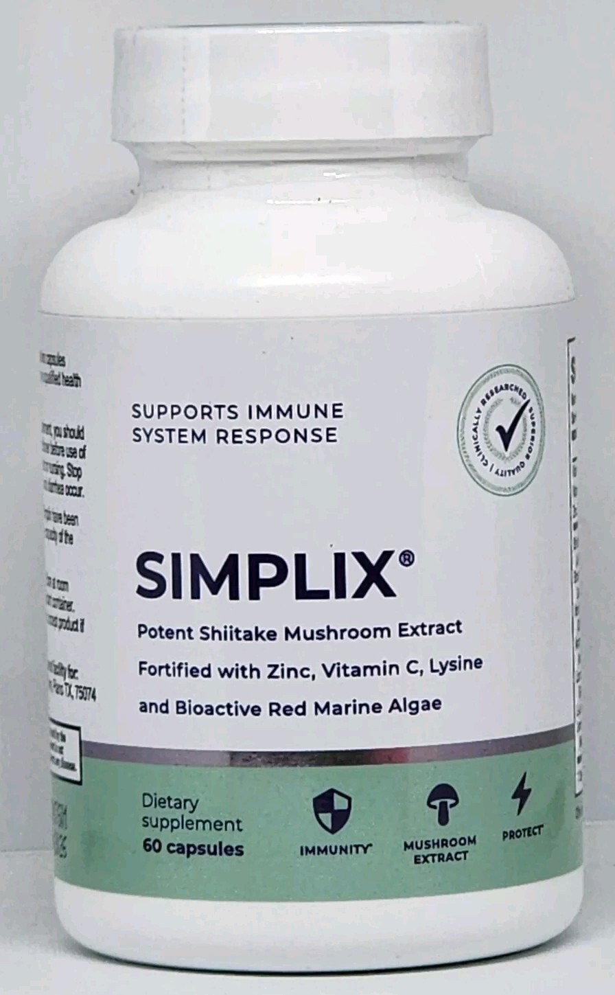 Papillex SIMPLIX Immune System Response Support 60 Capsules New Exp. 07/2026