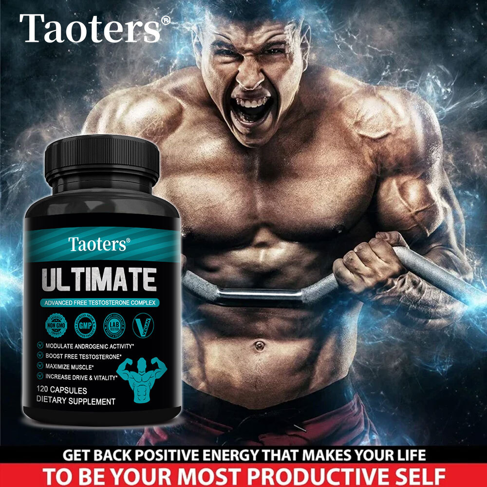 Testosterone Booster for Men – Energy Muscle Growth Strength Desire Testosteron