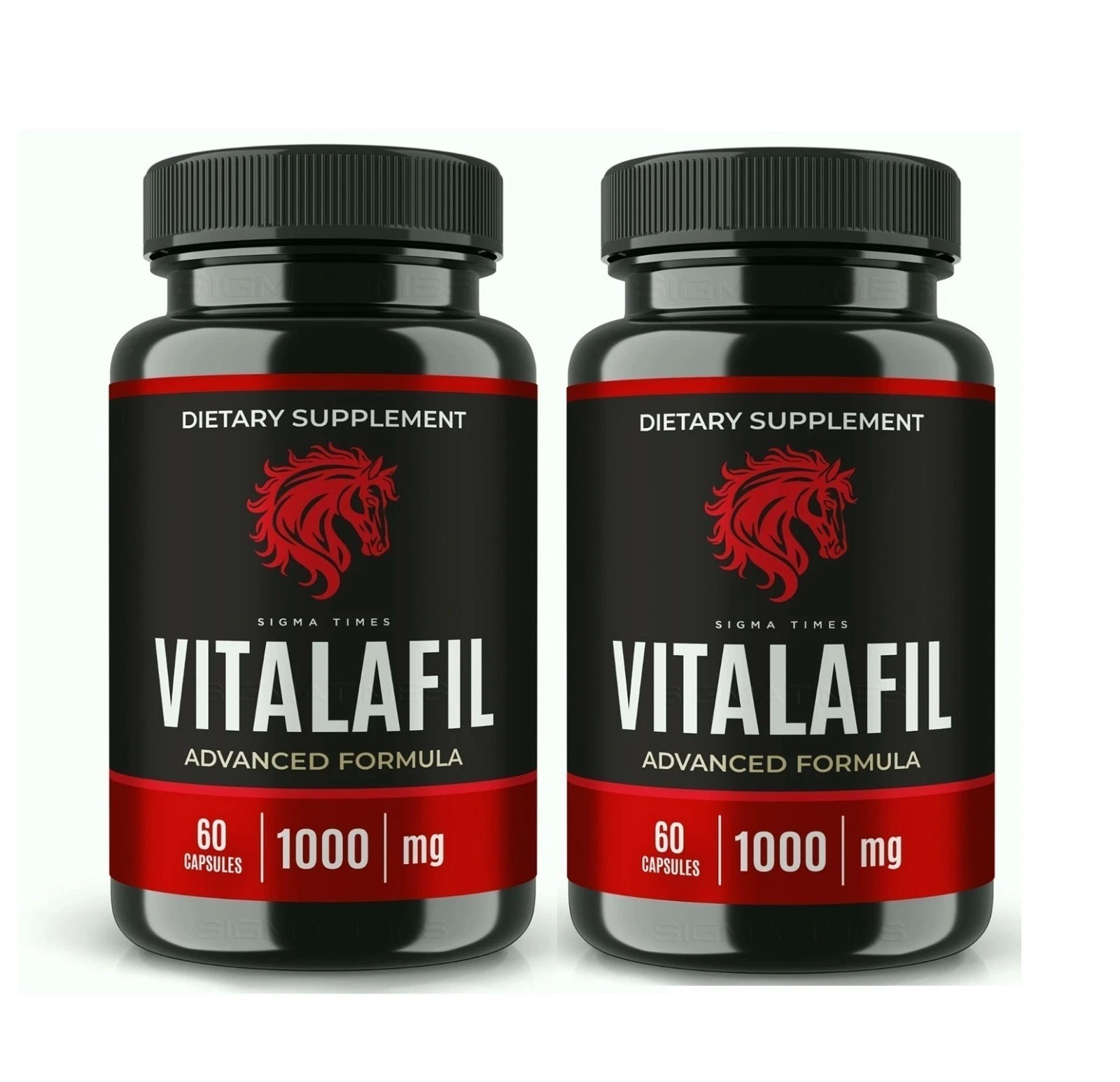 (2 Pack) Vitalafil Capsules Male Performance, Stamina & Energy Support for Men