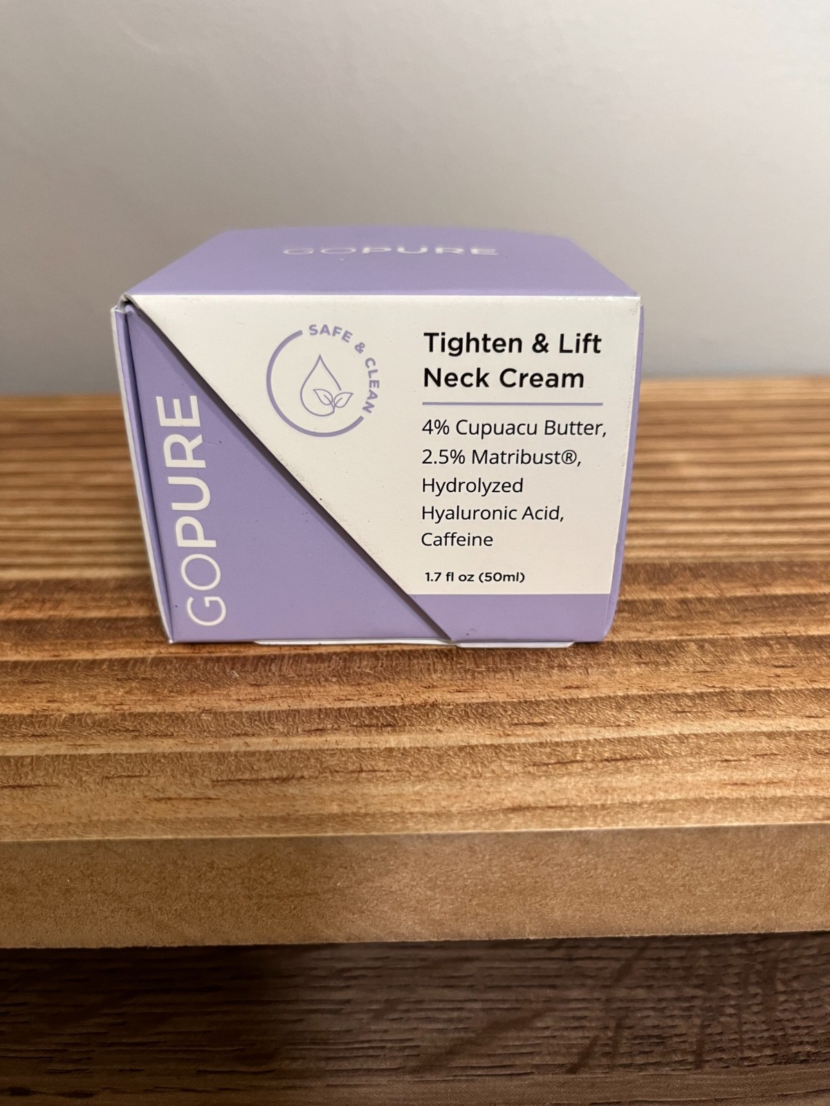 goPure Tighten & Lift Neck Cream 1.7 oz New Exp 12/2028