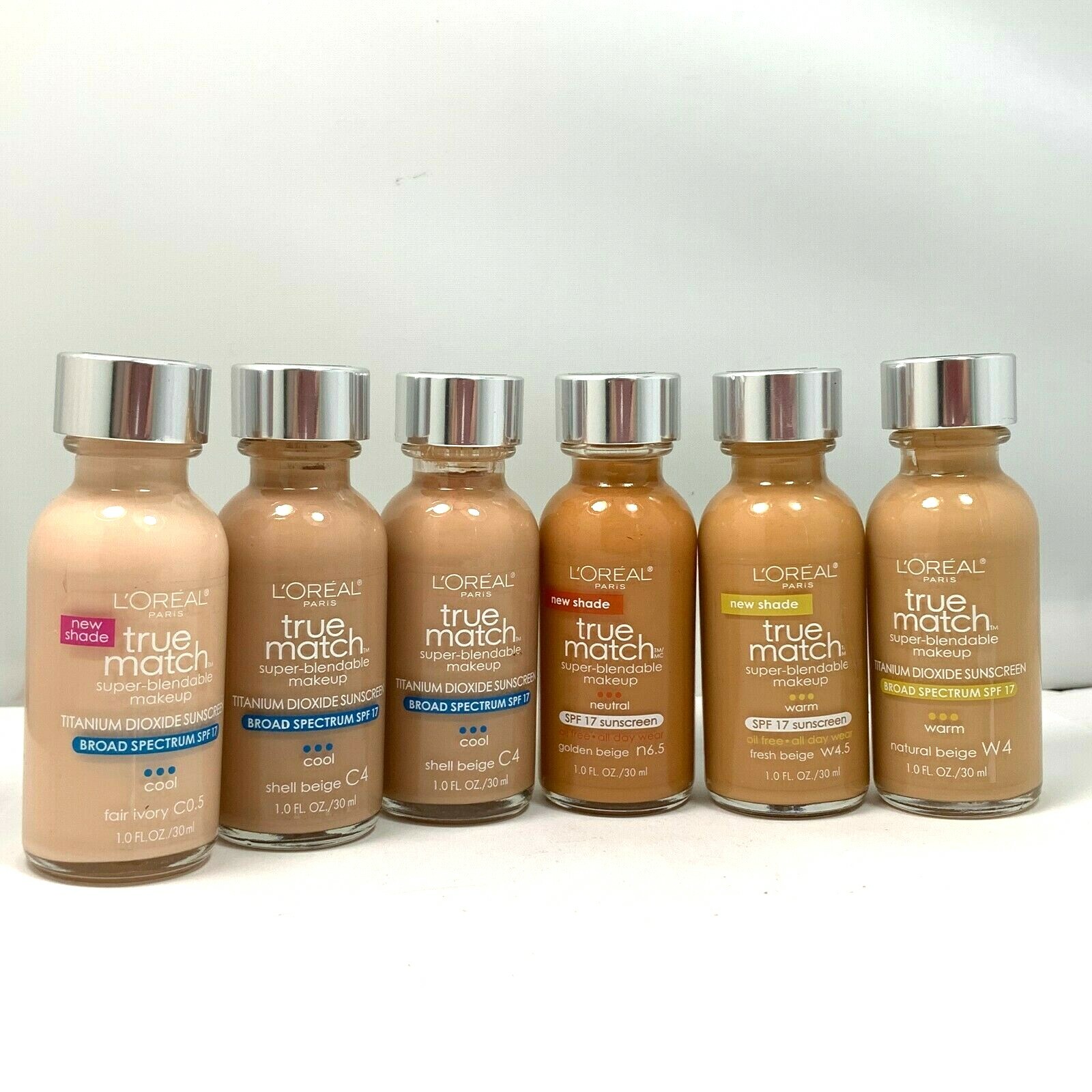 L’Oreal True Match Super-Blendable Makeup (Warm/Neutral/Cool) 1oz/30ml YOU PICK!