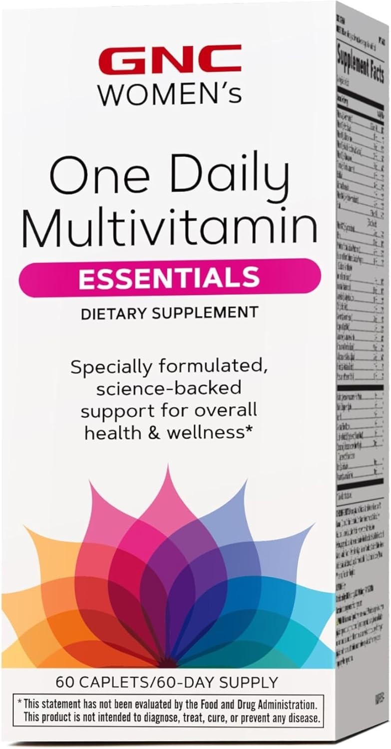 GNC Women’s One Daily Multivitamin, Essentials, 60ct, Exp 8/26
