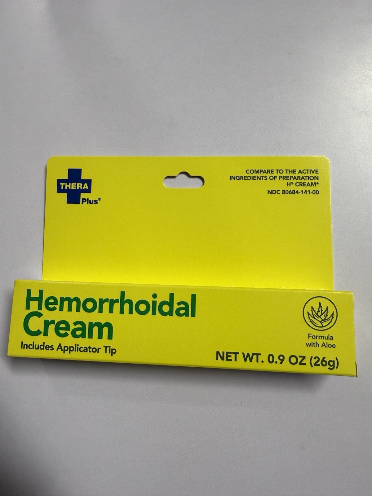 THERA Plus Hemorrhoidal Cream with Aloe, Applicator Tip, 0.9 oz
