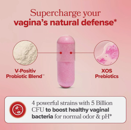 3Packs URO O Positiv Vaginal Probiotics for Women pH Balance w/ Prebiotic 180 ct