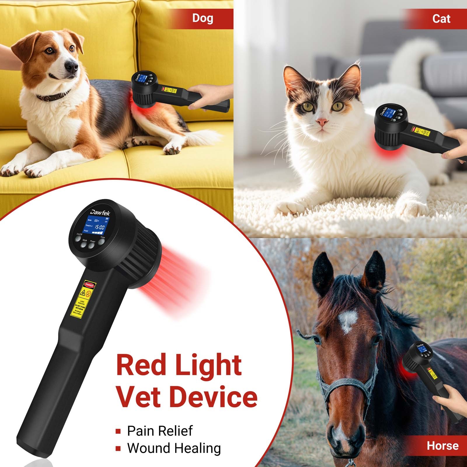 650nm 808nm Red light Laser Therapy Device 8W Neck Back Knee Joint Muscle Pain