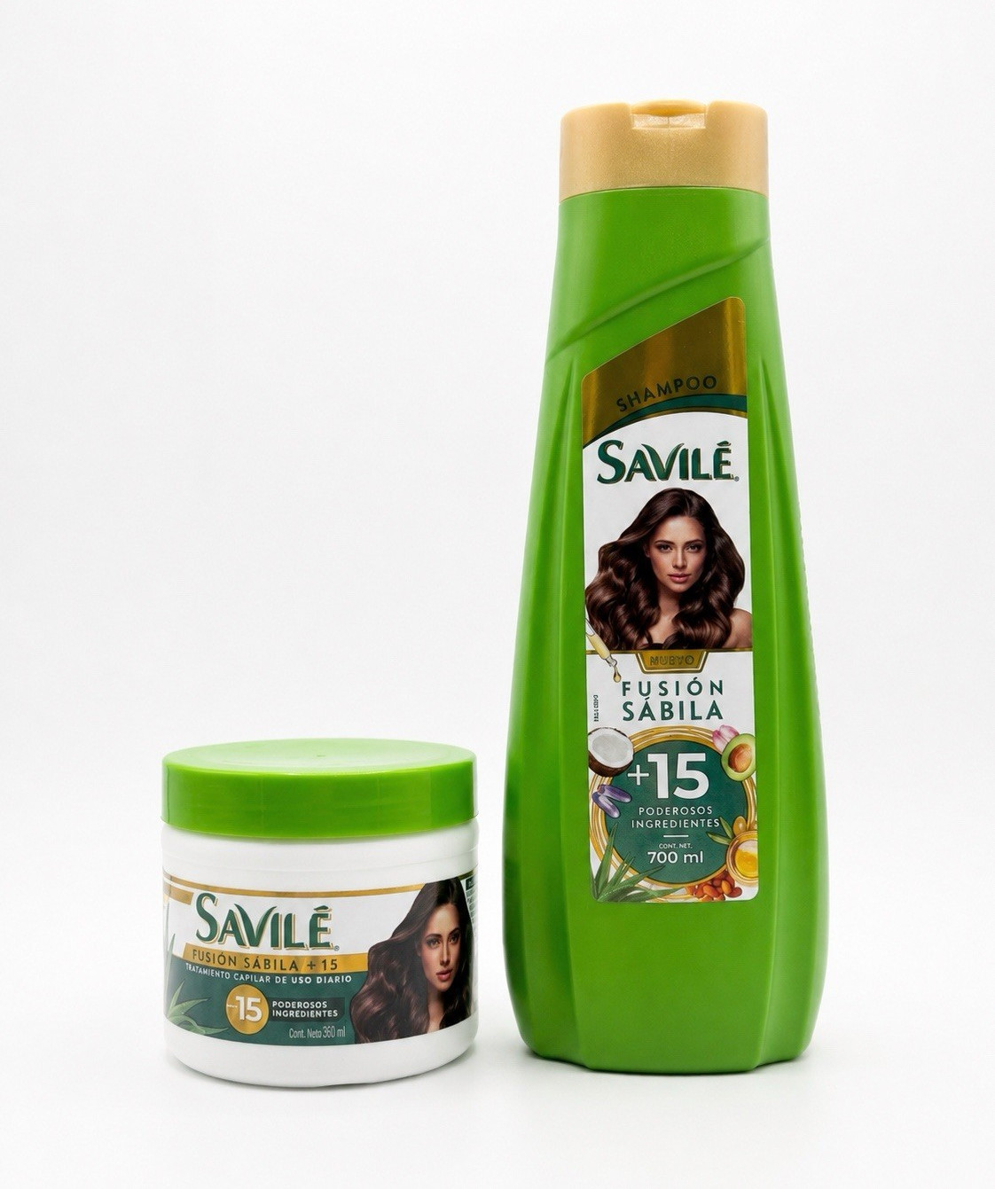 Kit Savilé Fusión Sábila +15 Shampoo 700 ml y Tratamiento 360 ml