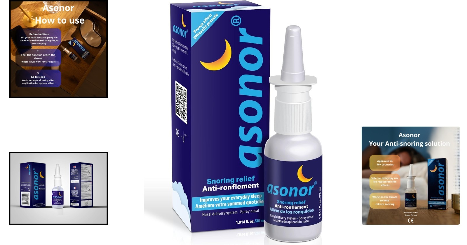 SilentNight Nasal Spray – Fast-Acting Natural Snore Relief