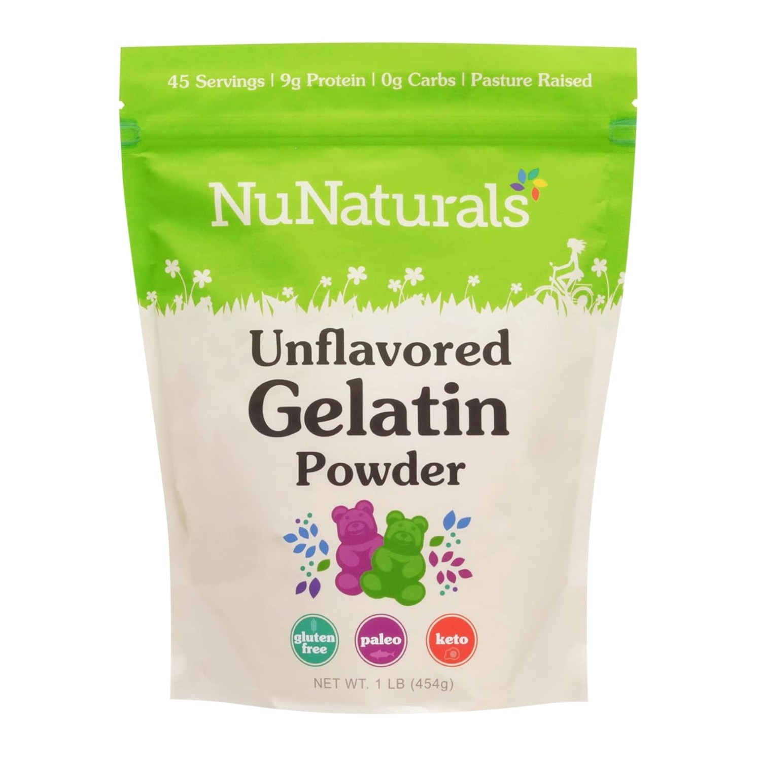 Beef Gelatin Powder 1 lb – Unflavored Thickener