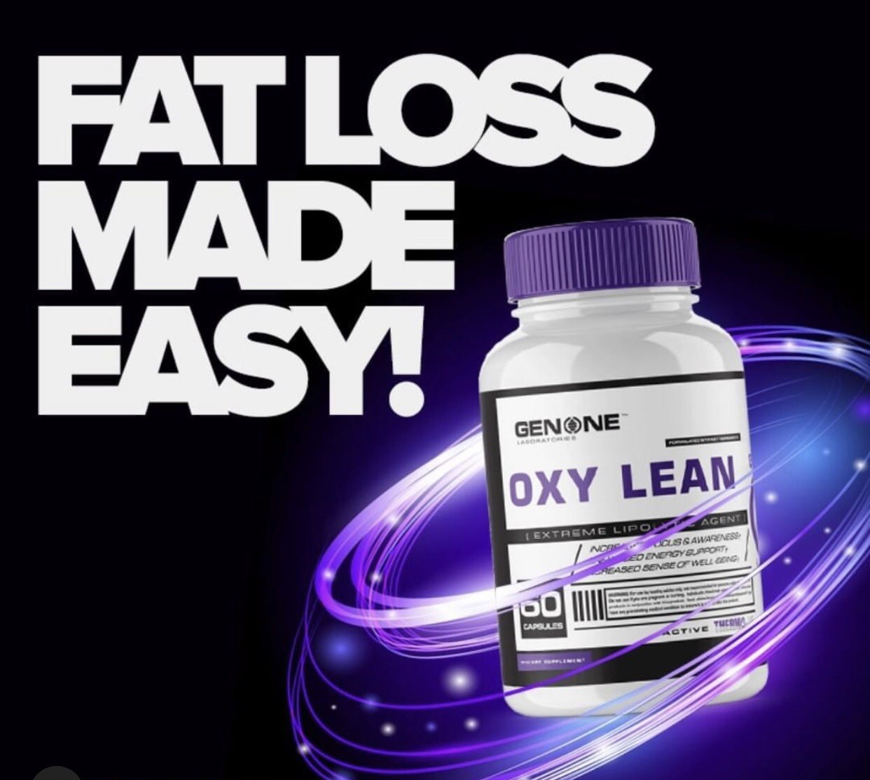 ♨️GENONE™ OXY LEAN ELITE / 60 CT / FAT BURNER / MOOD ENHANCER / APPETITE CONTROL
