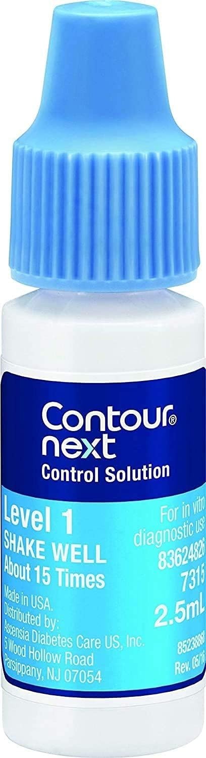 Ascensia CONTOUR NEXT Level 1 Control Solution 2.5mL for Glucose Meter Test