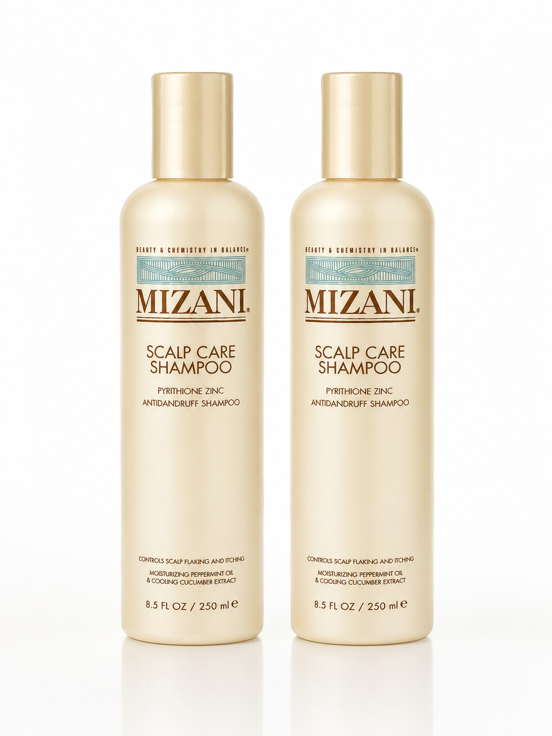Mizani Scalp Care Antidandruff Shampoo Pyrithione Zinc 8.5 oz Set of 2 NEW